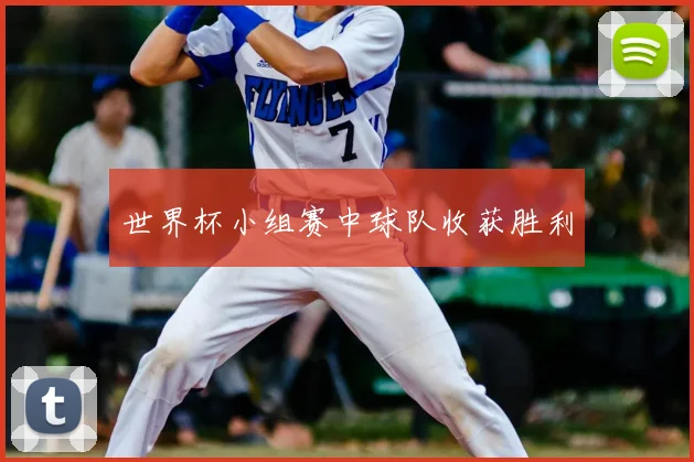 世界杯小组赛中球队收获胜利