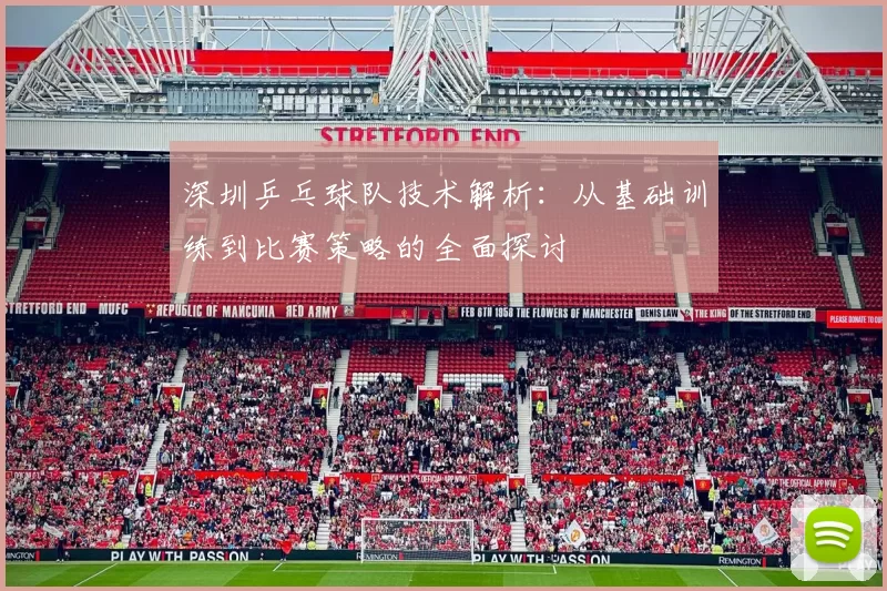 深圳乒乓球队技术解析：从基础训练到比赛策略的全面探讨