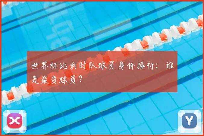 世界杯比利时队球员身价排行：谁是最贵球员？